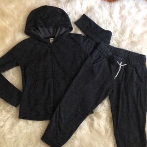 Old Navy Girl’s Hoodie and Cropped Sweatpants